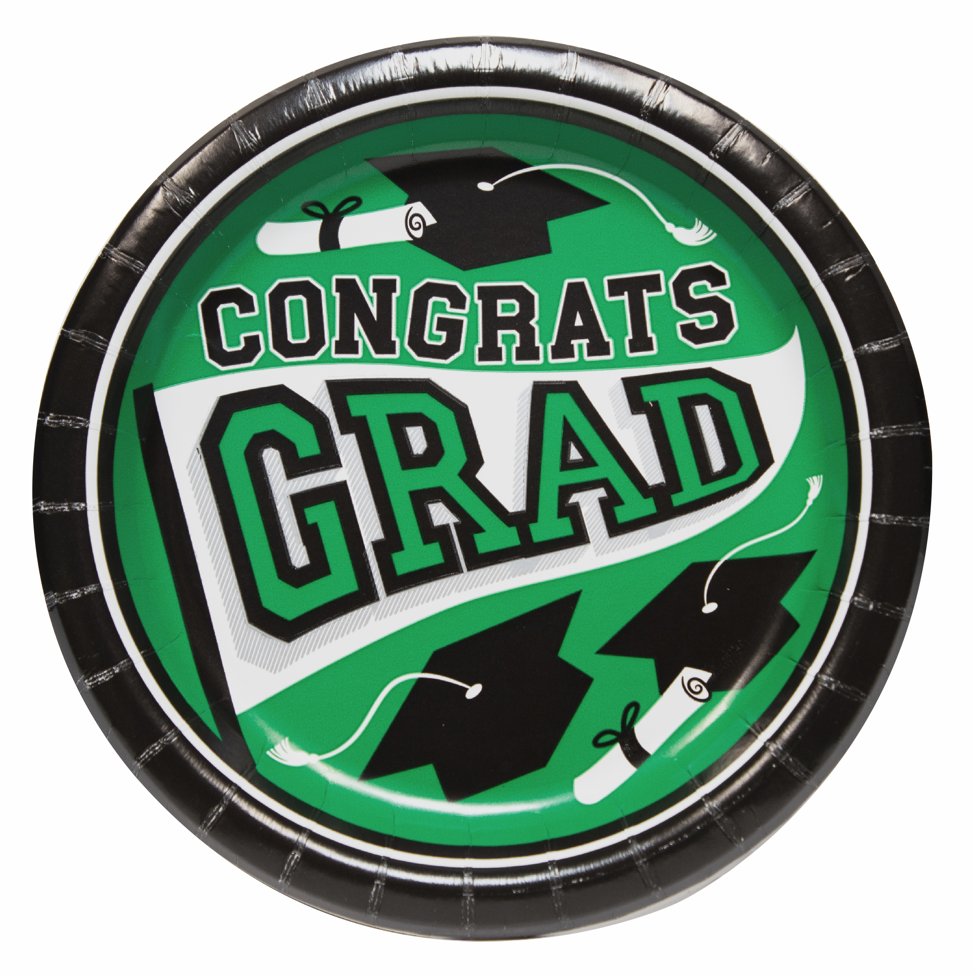 Green Congrats Grad 8 1/2